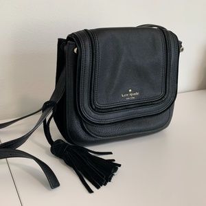Kate Spade Black Leather Crossbody Bag